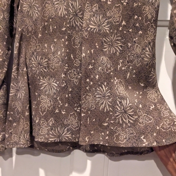 🌞J. Jill fireworks/floral rayon tunic top, size XS - Picture 4 of 10